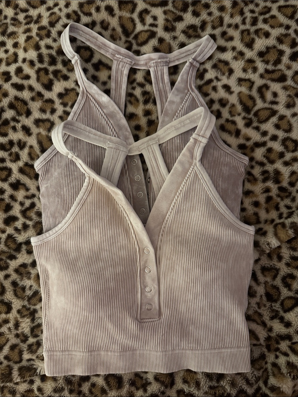 cropped ribbed tank tops